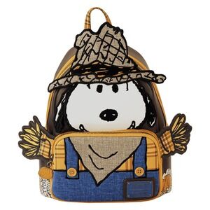Loungefly Peanuts Snoopy Scarecrow Halloween Cosplay Mini Backpack‎